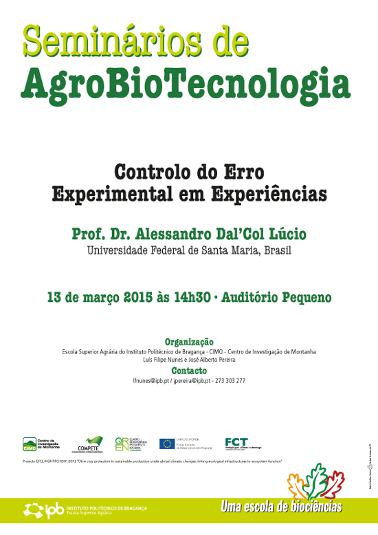 2015 março - Cartaz Seminário de Agrobiotecnologia