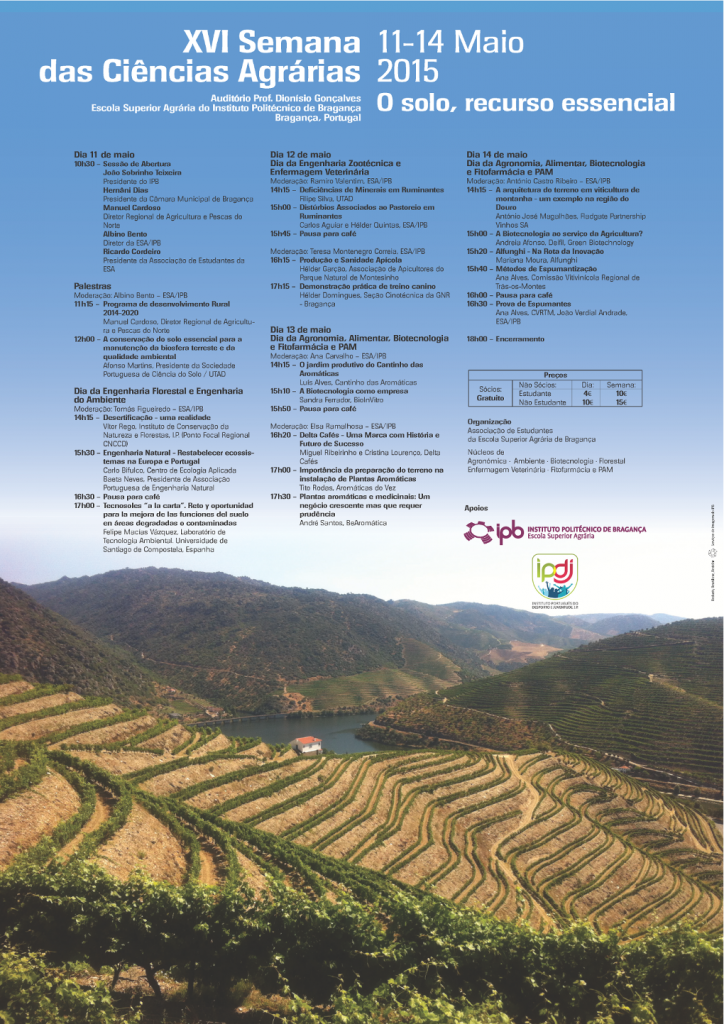 2015 Cartaz XVI Semana Ciencias Agrarias