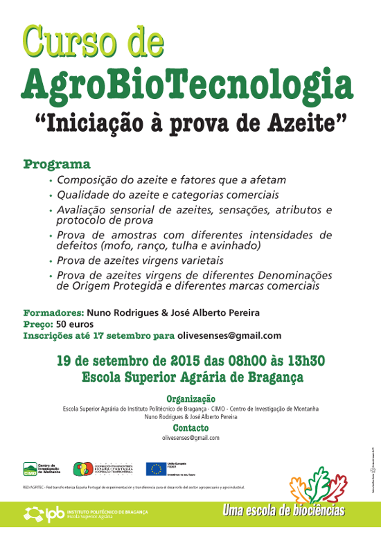 2015 setembro - Cartaz Curso de Agrobiotecnologia