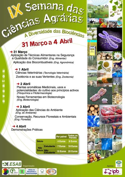 IX Semana das Ciências Agrárias [cartaz]